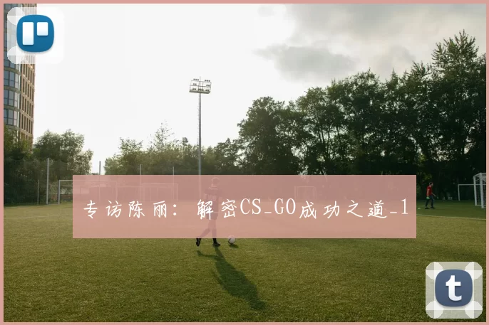 专访陈丽：解密CS_GO成功之道_1